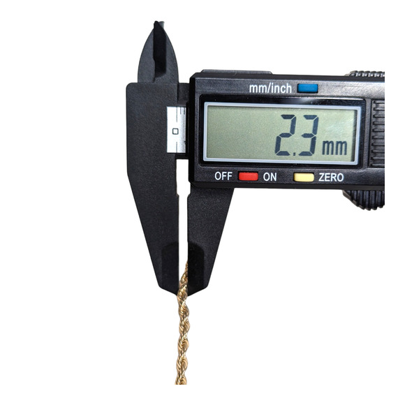 Twisted Gold Tone 22in Rope Chain Necklace Mens Womens Unisex Jewelry - Picture 3 of 6